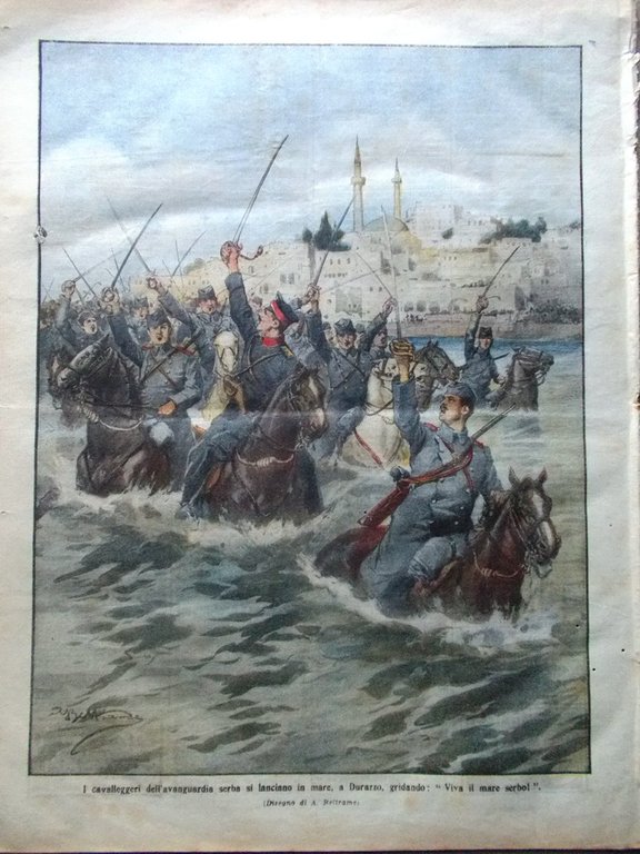 La Domenica del Corriere 15 Dicembre 1912 Omenoni Virgilio Sacro …