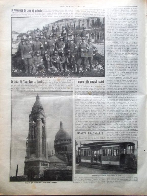 La Domenica del Corriere 15 Dicembre 1912 Omenoni Virgilio Sacro …