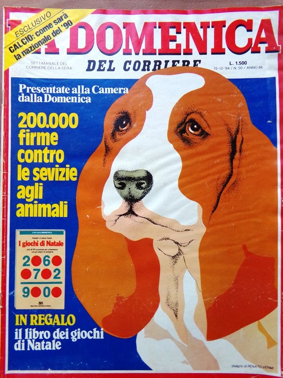 La Domenica del Corriere 15 Dicembre 1984 Magrini Alboreto Platini … | Immagine Gallery 1