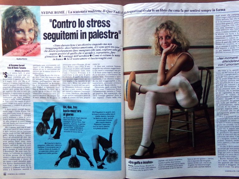 La Domenica del Corriere 15 Dicembre 1984 Magrini Alboreto Platini …