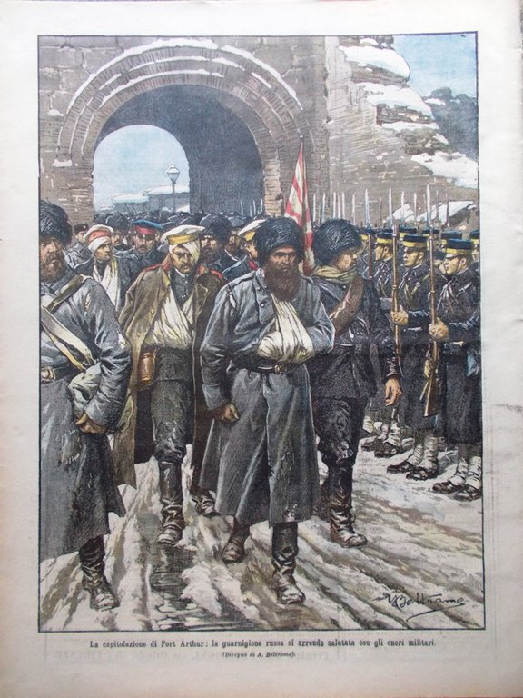 La Domenica del Corriere 15 Gennaio 1905 Resa di Port … | Immagine Gallery 3