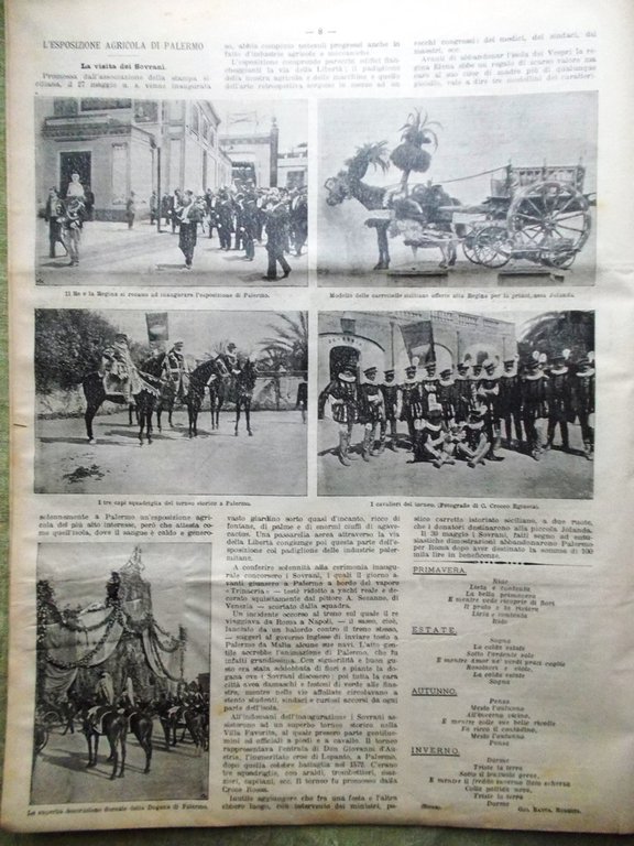La Domenica del Corriere 15 Giugno 1902 Campanile di Corbetta …