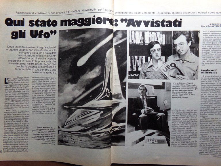 La Domenica del Corriere 15 Giugno 1978 Ufo Pianura Napoli …
