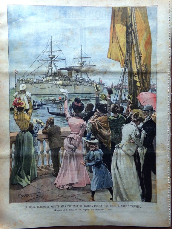 La Domenica del Corriere 15 Luglio 1900 Cina Garibaldi a …