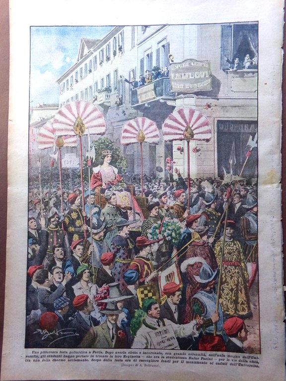 La Domenica del Corriere 15 Maggio 1921 Duse Reginetta di …