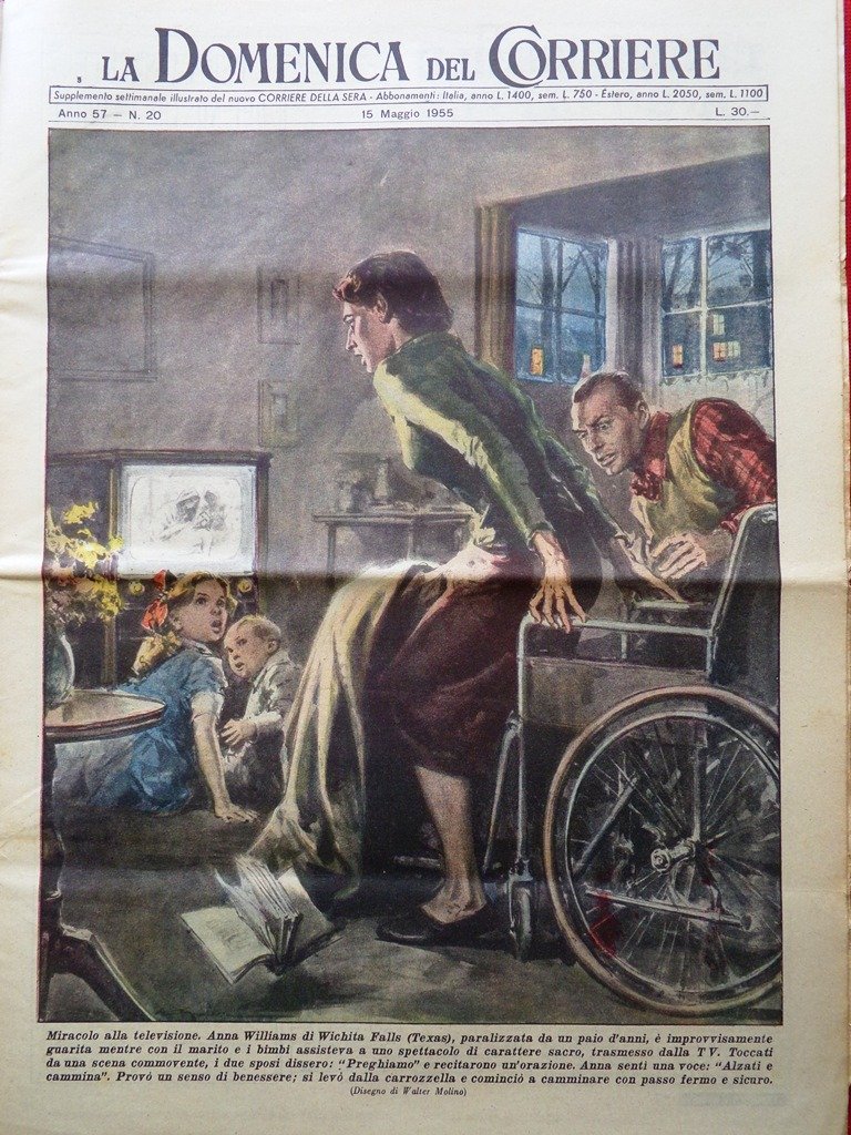 La Domenica del Corriere 15 Maggio 1955 Antona Traversi Giro …