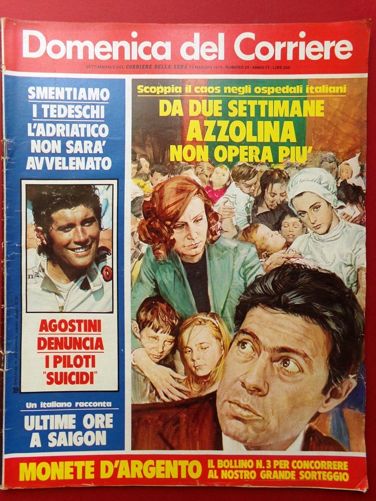 La Domenica del Corriere 15 Maggio 1975 Alfa Romeo Agostini …