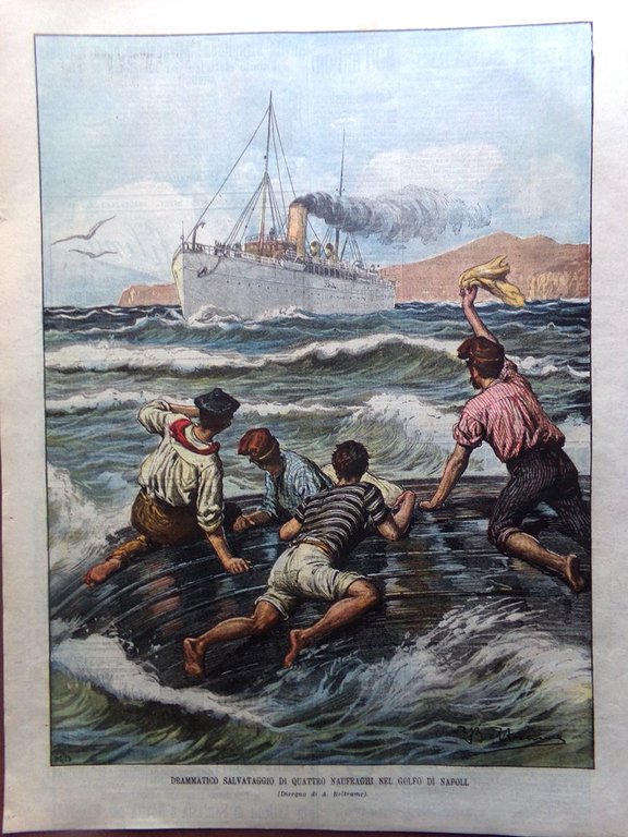 La Domenica del Corriere 15 Marzo 1903 Sanuto Mazzini Padova …