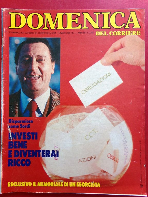 La Domenica del Corriere 15 Marzo 1986 Aquino Palme Lama … | Immagine Gallery 1