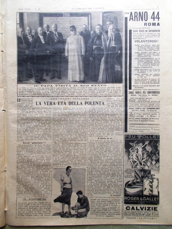 La Domenica del Corriere 15 Novembre 1931 Giurati Assise Polenta …