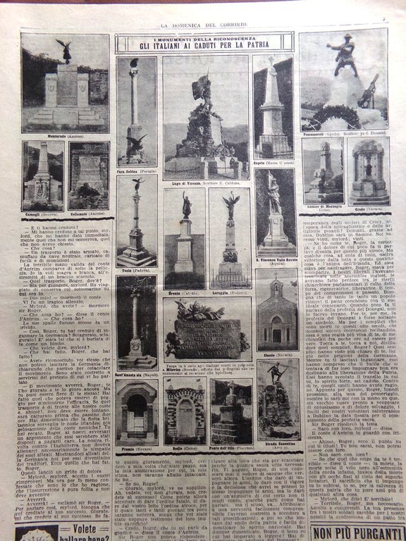 La Domenica del Corriere 15 Ottobre 1922 Disastro di Falconara …