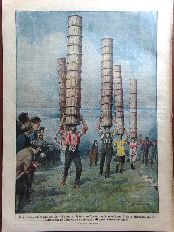 La Domenica del Corriere 15 Ottobre 1922 Disastro di Falconara …