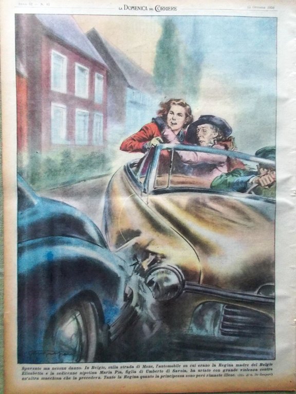 La Domenica del Corriere 15 Ottobre 1950 Grisolia Shaw Beltrame …