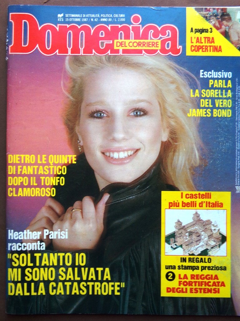 La Domenica del Corriere 15 Ottobre 1987 Estensi Ferrara Steno …