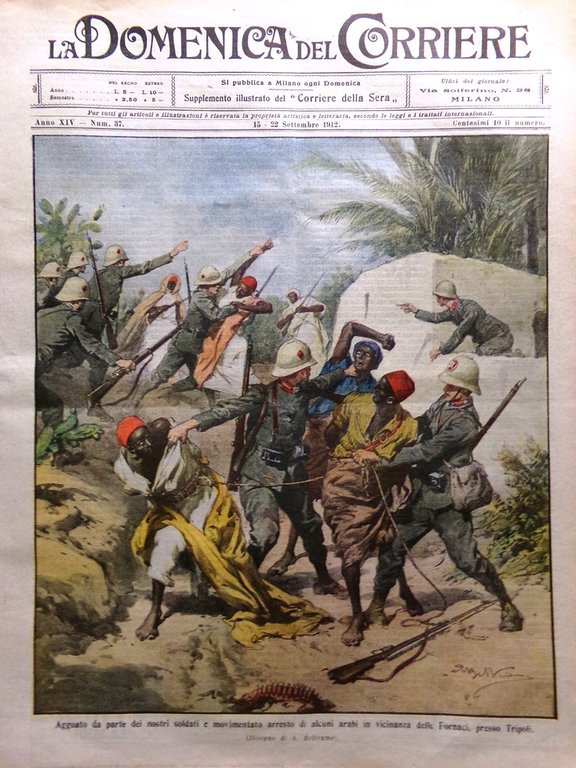 La Domenica del Corriere 15 Settembre 1912 Suvorin Dante Incidente … | Immagine Gallery 1