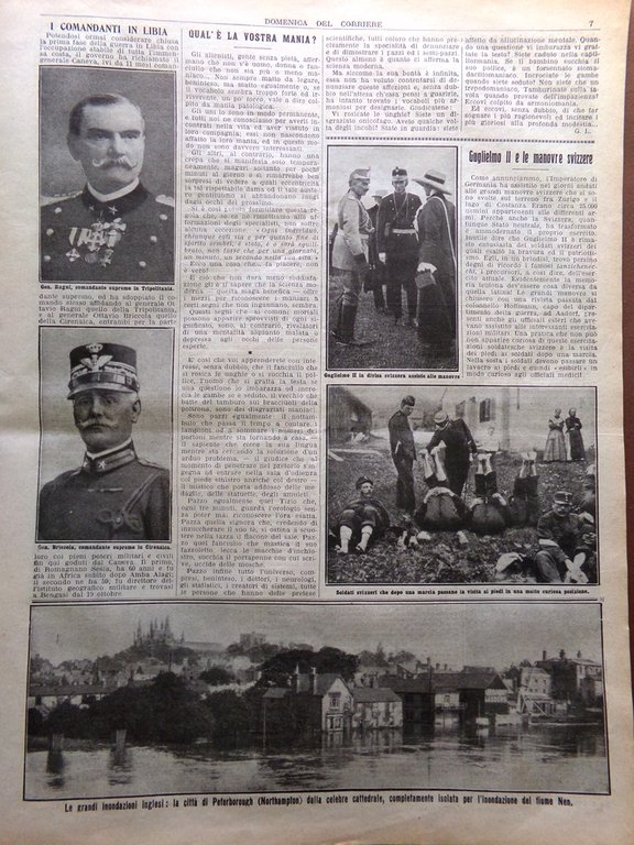 La Domenica del Corriere 15 Settembre 1912 Suvorin Dante Incidente …