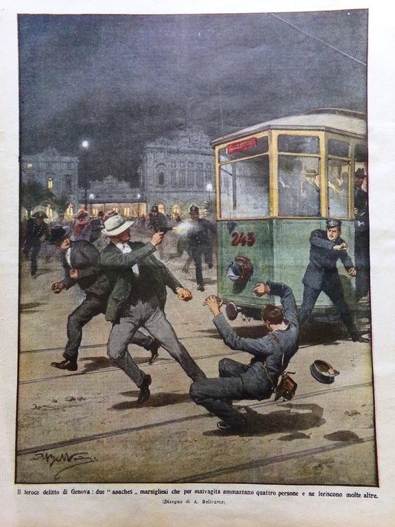 La Domenica del Corriere 15 Settembre 1912 Suvorin Dante Incidente …