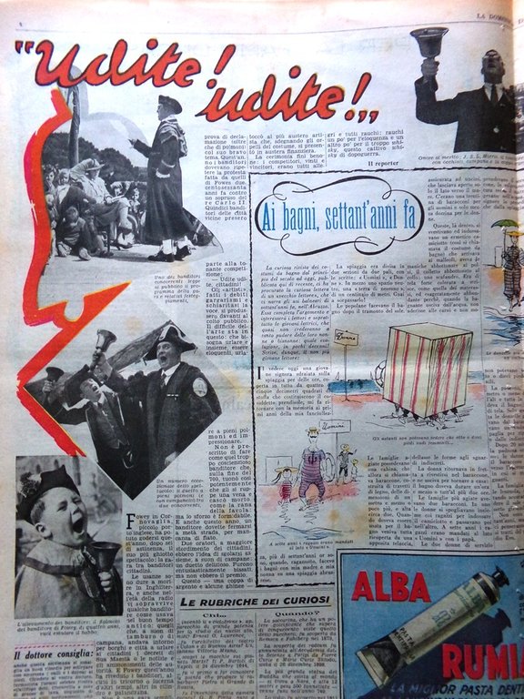 La Domenica del Corriere 15 Settembre 1946 Locarno Macchina di …