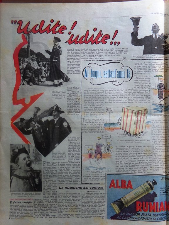 La Domenica del Corriere 15 Settembre 1946 Locarno Macchina di …