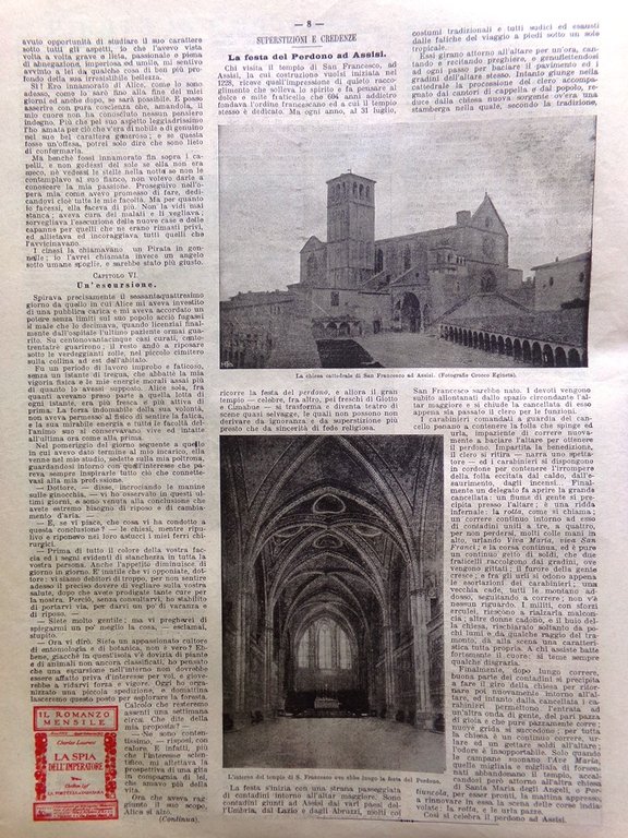 La Domenica del Corriere 16 Agosto 1903 Papa Pio X …