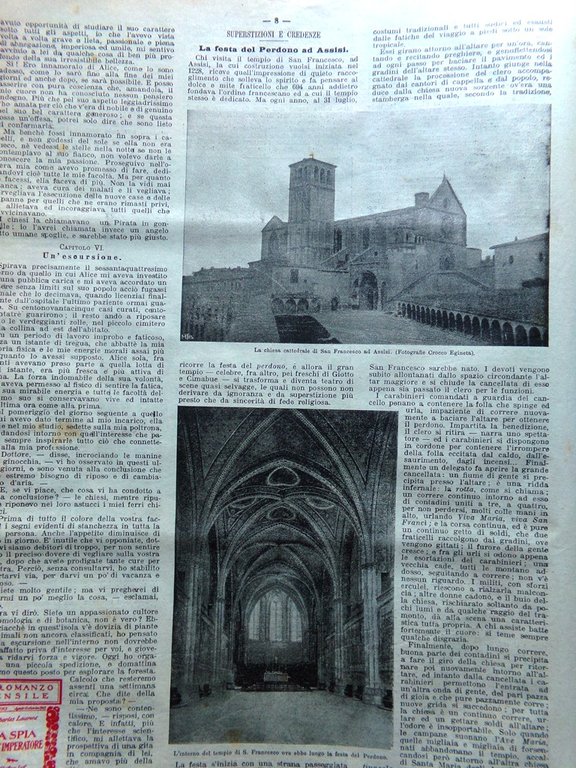 La Domenica del Corriere 16 Agosto 1903 Papa Pio X …