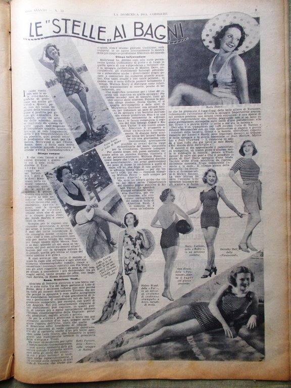 La Domenica del Corriere 16 Agosto 1936 Arca dell'Alleanza Borana …