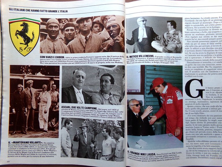 La Domenica del Corriere 16 Aprile 1987 Ferrari Lauda Madonna …