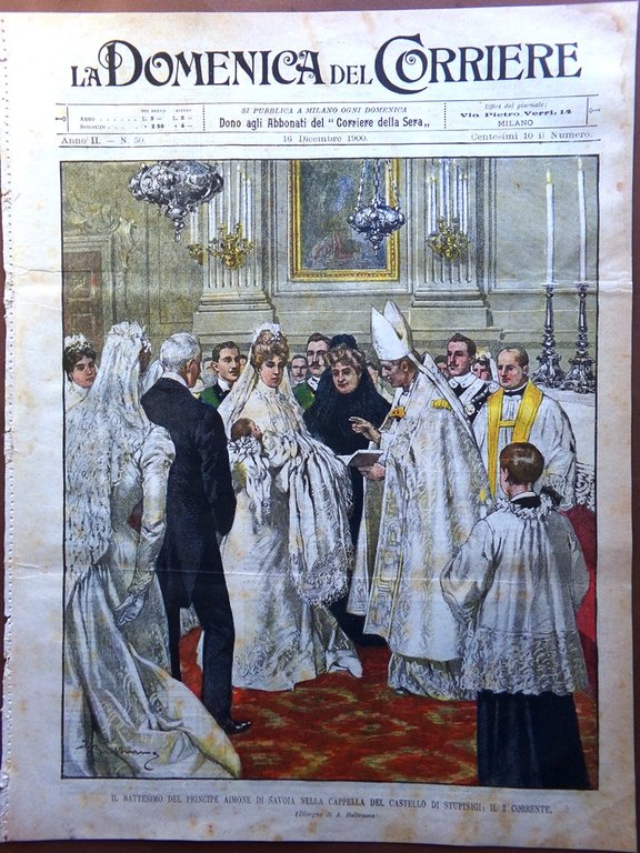 La Domenica del Corriere 16 Dicembre 1900 Perew Tiziano La … | Immagine Gallery 3