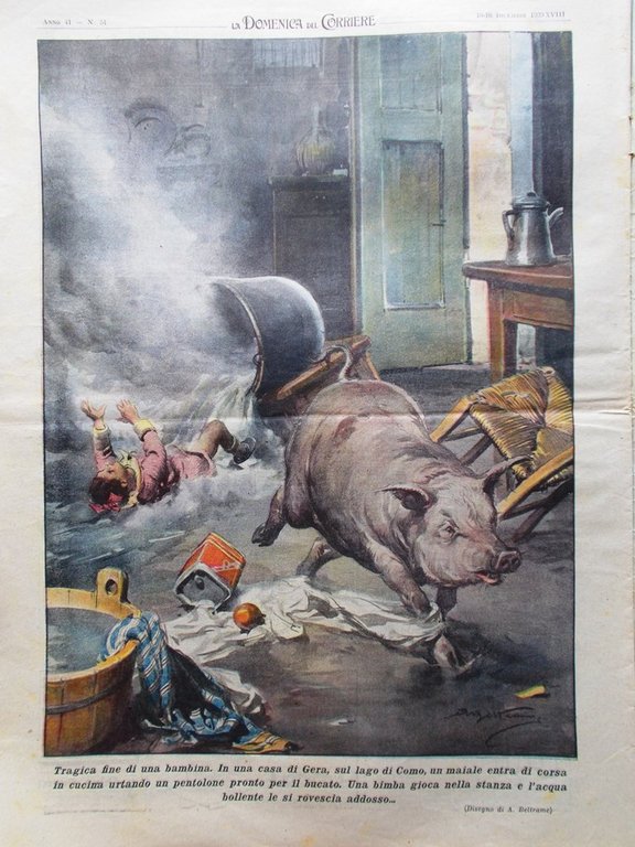 La Domenica del Corriere 16 Dicembre 1939 WW2 Finlandia Sottomarini …