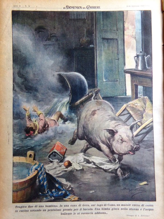 La Domenica del Corriere 16 Dicembre 1939 WW2 Finlandia Sottomarini …