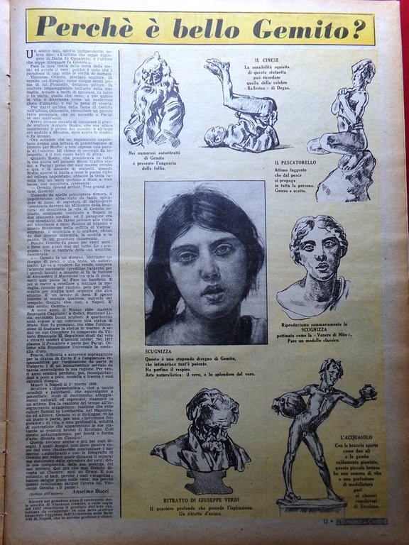 La Domenica del Corriere 16 Dicembre 1951 Gilles de Rais …