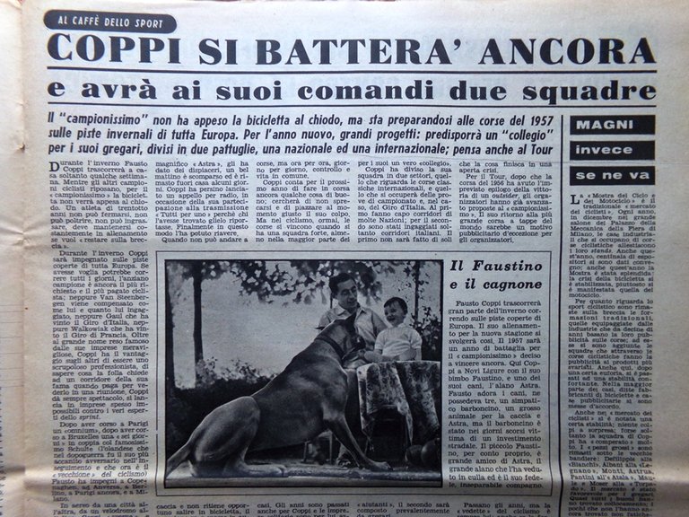 La Domenica del Corriere 16 Dicembre 1956 Mabel Uranio Deledda …