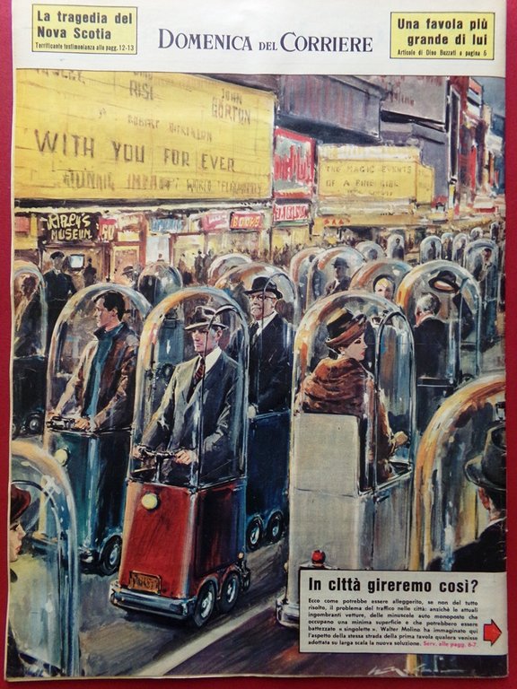 La Domenica del Corriere 16 Dicembre 1962 Olivetti Traffico Proclemer … | Immagine Gallery 3