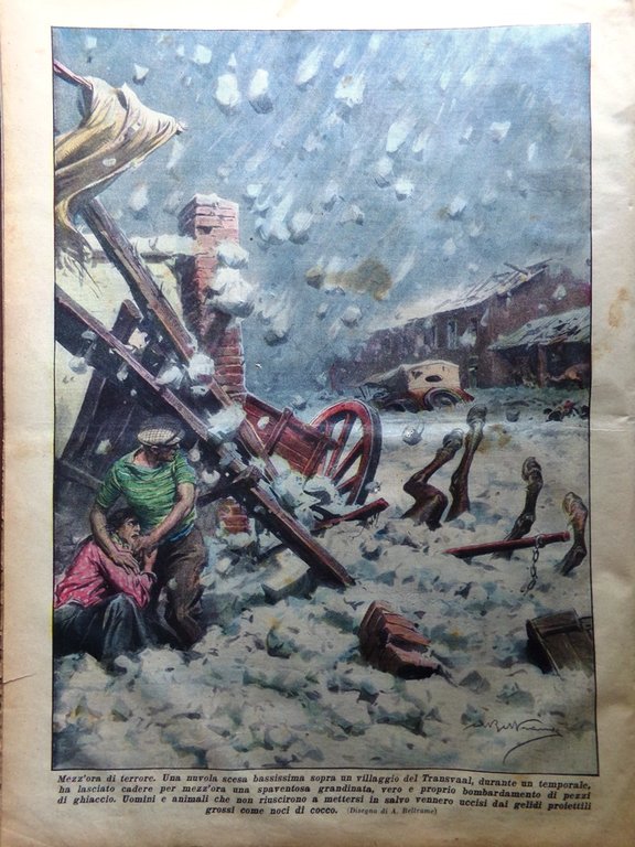 La Domenica del Corriere 16 Febbraio 1936 Negus Padre Giuliani …