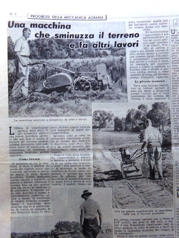 La Domenica del Corriere 16 Febbraio 1947 Farina UNRRA Germania …