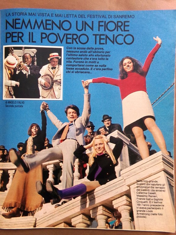 La Domenica del Corriere 16 Febbraio 1989 Sanremo Giacobetti Kinski …