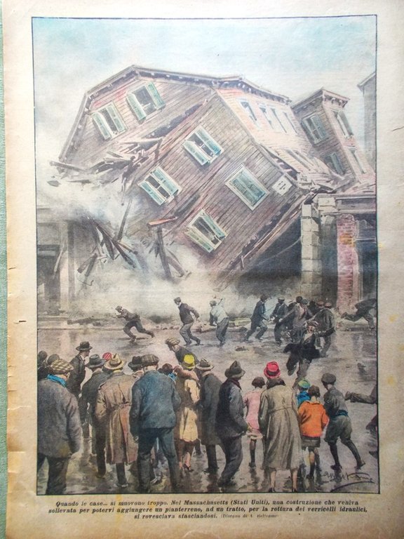 La Domenica del Corriere 16 Gennaio 1927 Morte Ettore Ximenes …
