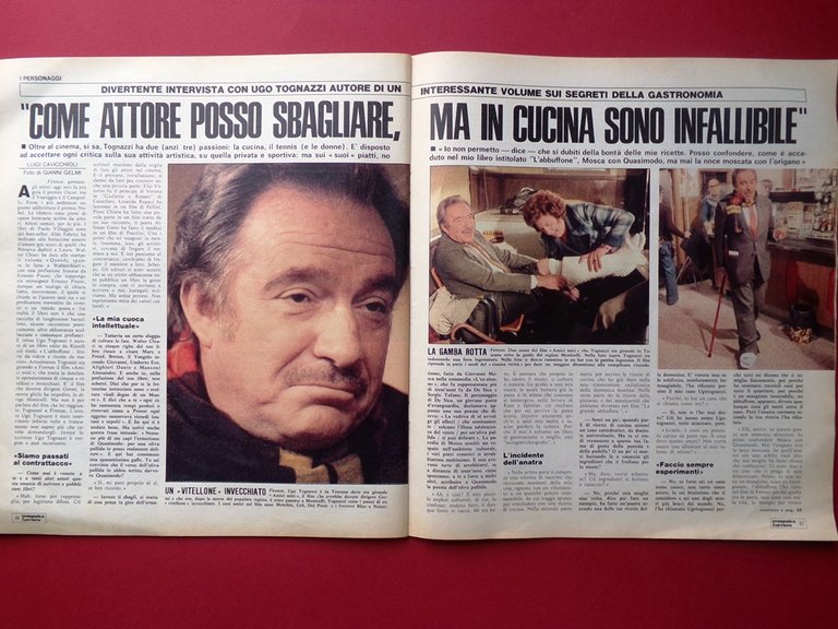 La Domenica del Corriere 16 Gennaio 1975 Breker Luzzara Ponzi …