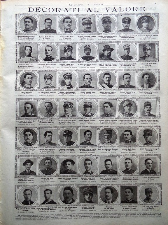 La Domenica del Corriere 16 Luglio 1916 WW1 Asiago Ca' …