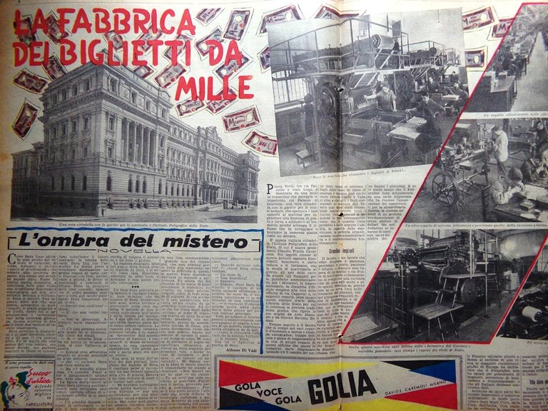 La Domenica del Corriere 16 Maggio 1948 Camera Senato Tenebre …