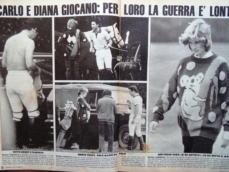 La Domenica del Corriere 16 Maggio 1982 Carlo Diana Maradona …
