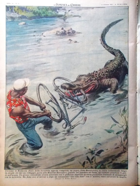 La Domenica del Corriere 16 Marzo 1952 Terremoto Giappone Pompei … | Immagine Gallery 3