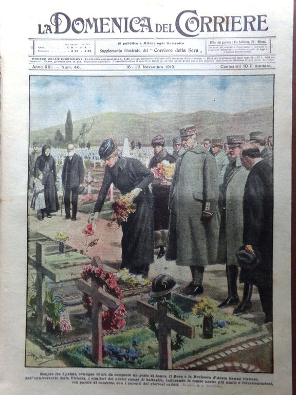 La Domenica del Corriere 16 Novembre 1919 Russia Lenoir Giacinta … | Immagine Gallery 1