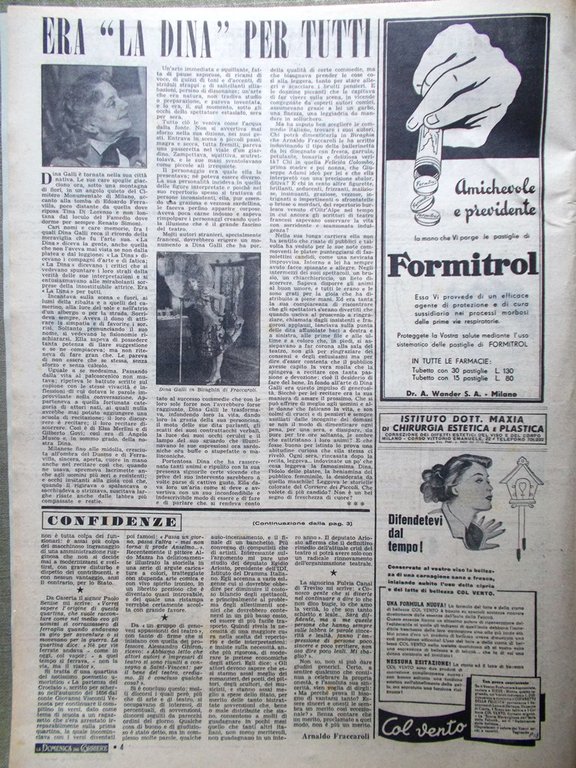 La Domenica del Corriere 16 Novembre 1952 Dina Galli Amundsen … | Immagine Gallery 2