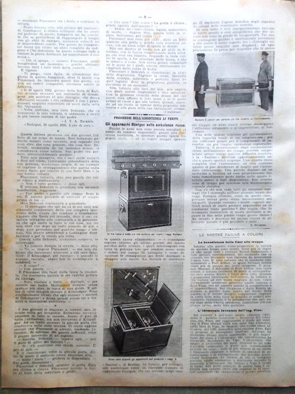 La Domenica del Corriere 16 Ottobre 1904 Enrico Panzacchi Zar …