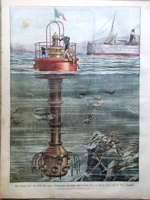 La Domenica del Corriere 16 Ottobre 1904 Enrico Panzacchi Zar …