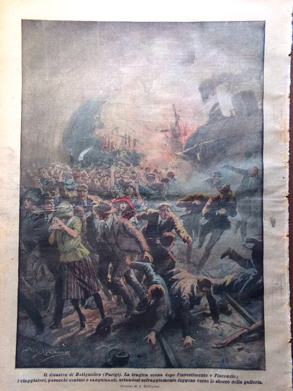 La Domenica del Corriere 16 Ottobre 1921 Batignolles Pasteur Shackleton …