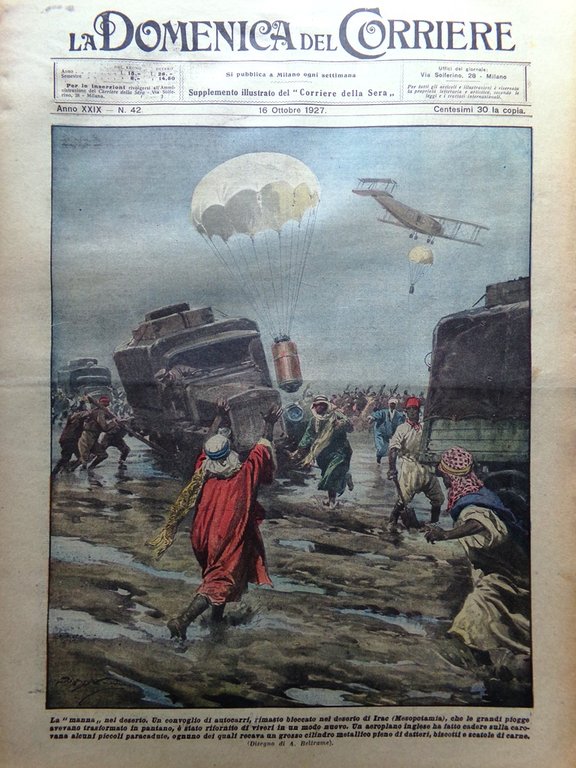 La Domenica del Corriere 16 Ottobre 1927 Chicago Mayor Belgrano …