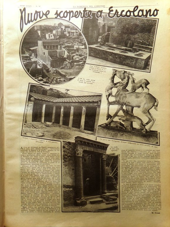 La Domenica del Corriere 16 Ottobre 1932 Ercolano Hendon Eritrea …