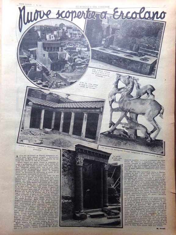 La Domenica del Corriere 16 Ottobre 1932 Ercolano Hendon Eritrea …